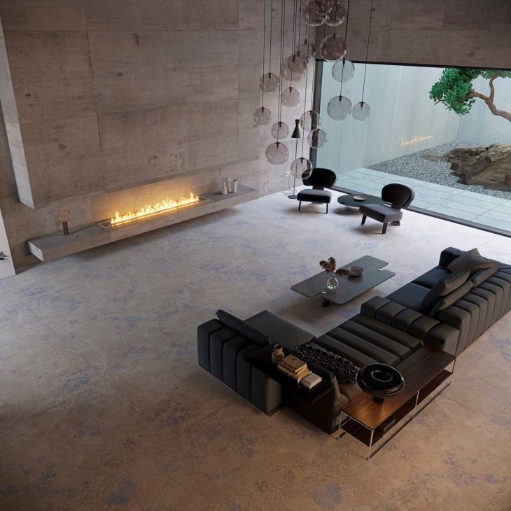 میکروسمنت کفپوشها و دیوارها 31 Apavisa Emotion Grey 120x260 cm میکروسمنت کفپوشها و دیوارها