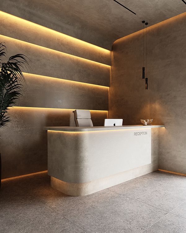 Design interior nails salon میکروسمنت فروشگاه ها و فضاهای تجاری